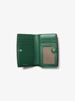 Portefeuille Bryant de taille moyenne en cuir grainé