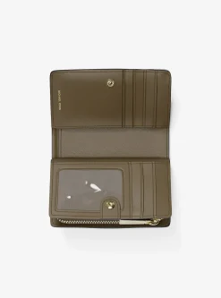 Portefeuille Bryant de taille moyenne en cuir grainé