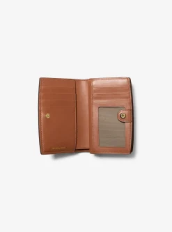 Portefeuille Bryant de taille moyenne en cuir grainé