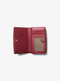 Portefeuille Bryant de taille moyenne en cuir grainé