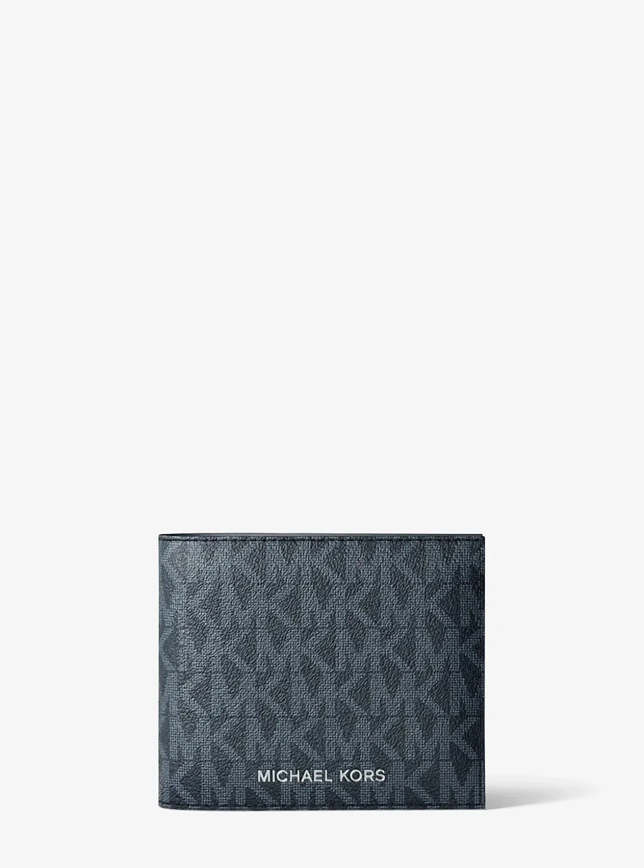 Portefeuille compact Greyson à logo avec compartiment à monnaie