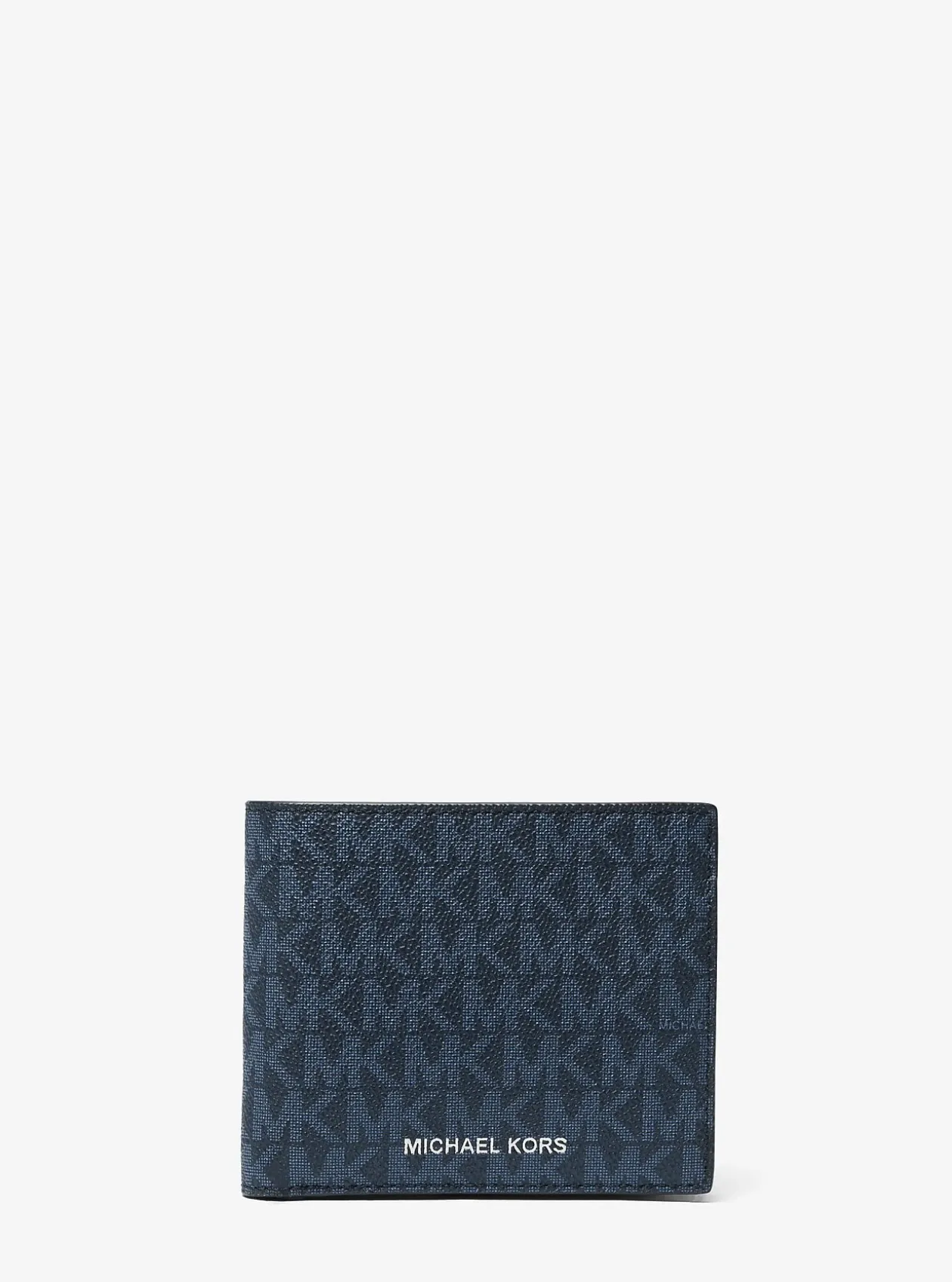 Portefeuille compact Greyson à logo avec compartiment à monnaie