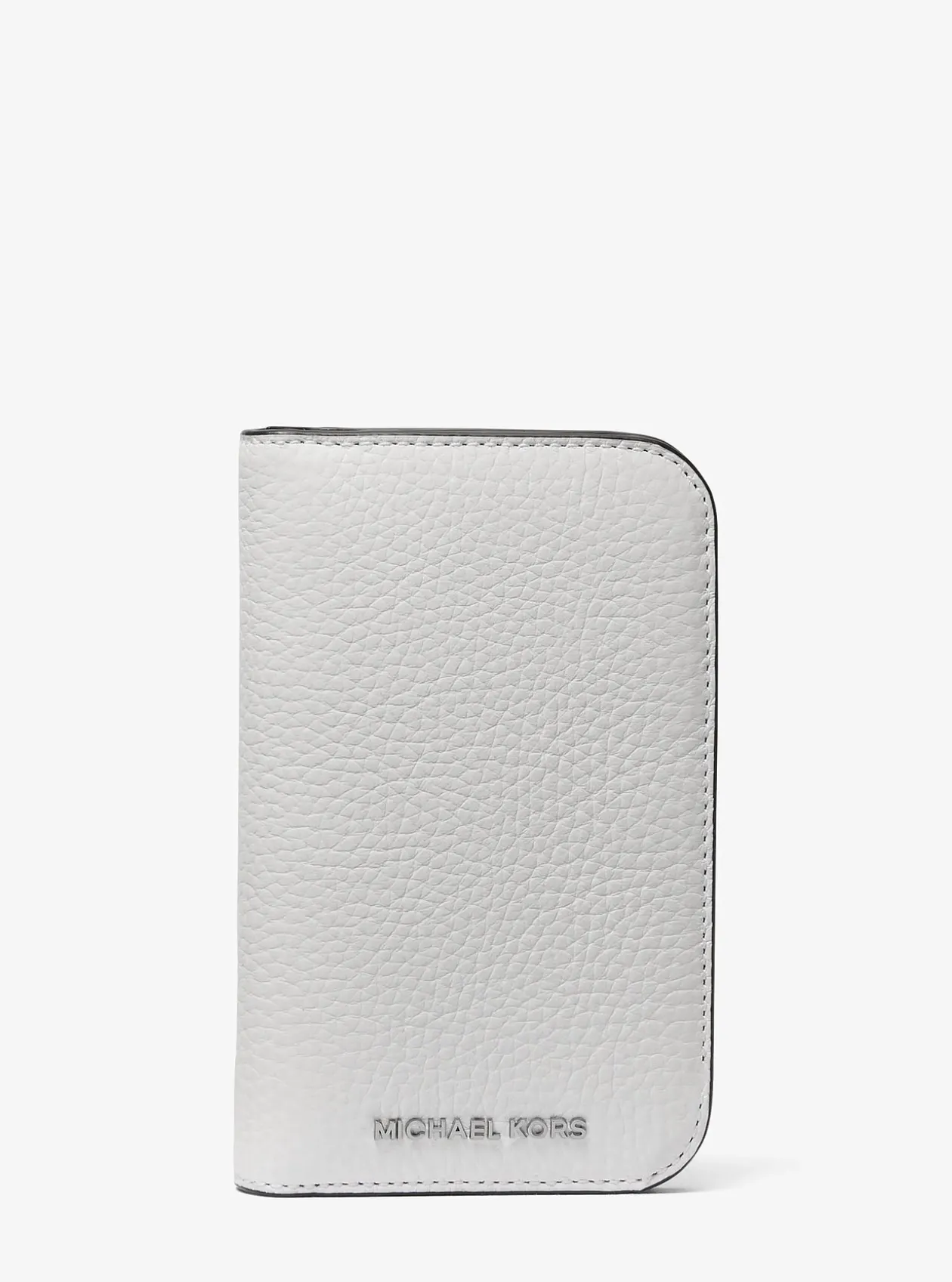 Portefeuille compact Hudson en cuir grainé