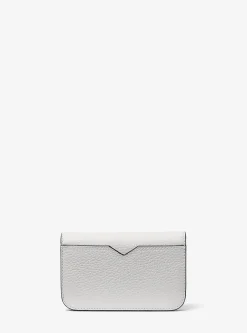 Portefeuille compact Hudson en cuir grainé