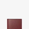 Portefeuille compact Hudson en cuir grainé