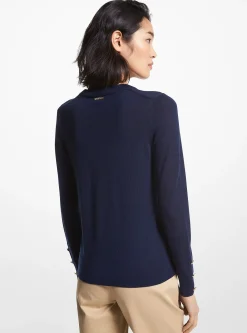 Pull en laine mérinos mélangée