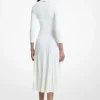 Robe polo en tricot extensible