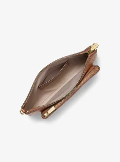 Sac à bandoulière Jet Set convertible de taille moyenne en cuir grainé