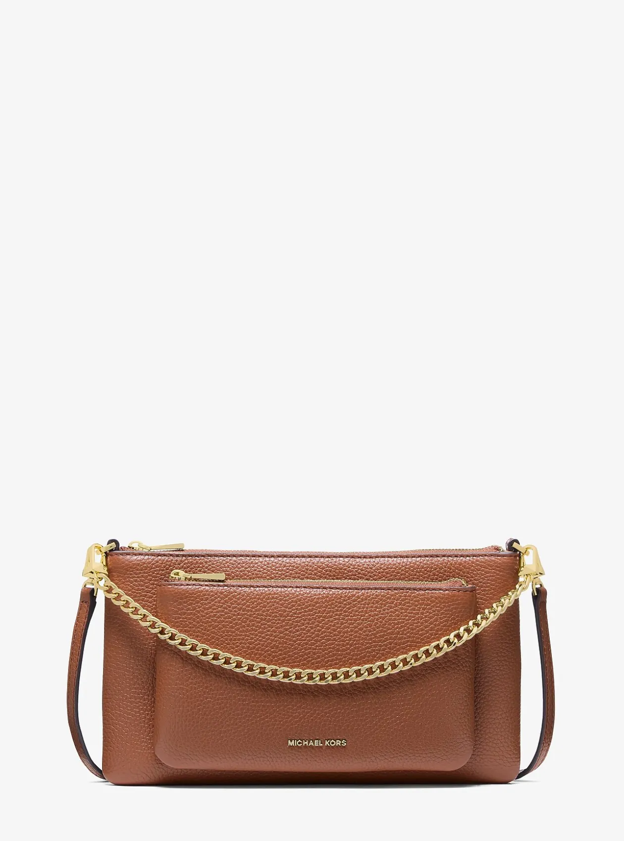 Sac à bandoulière Jet Set convertible de taille moyenne en cuir grainé