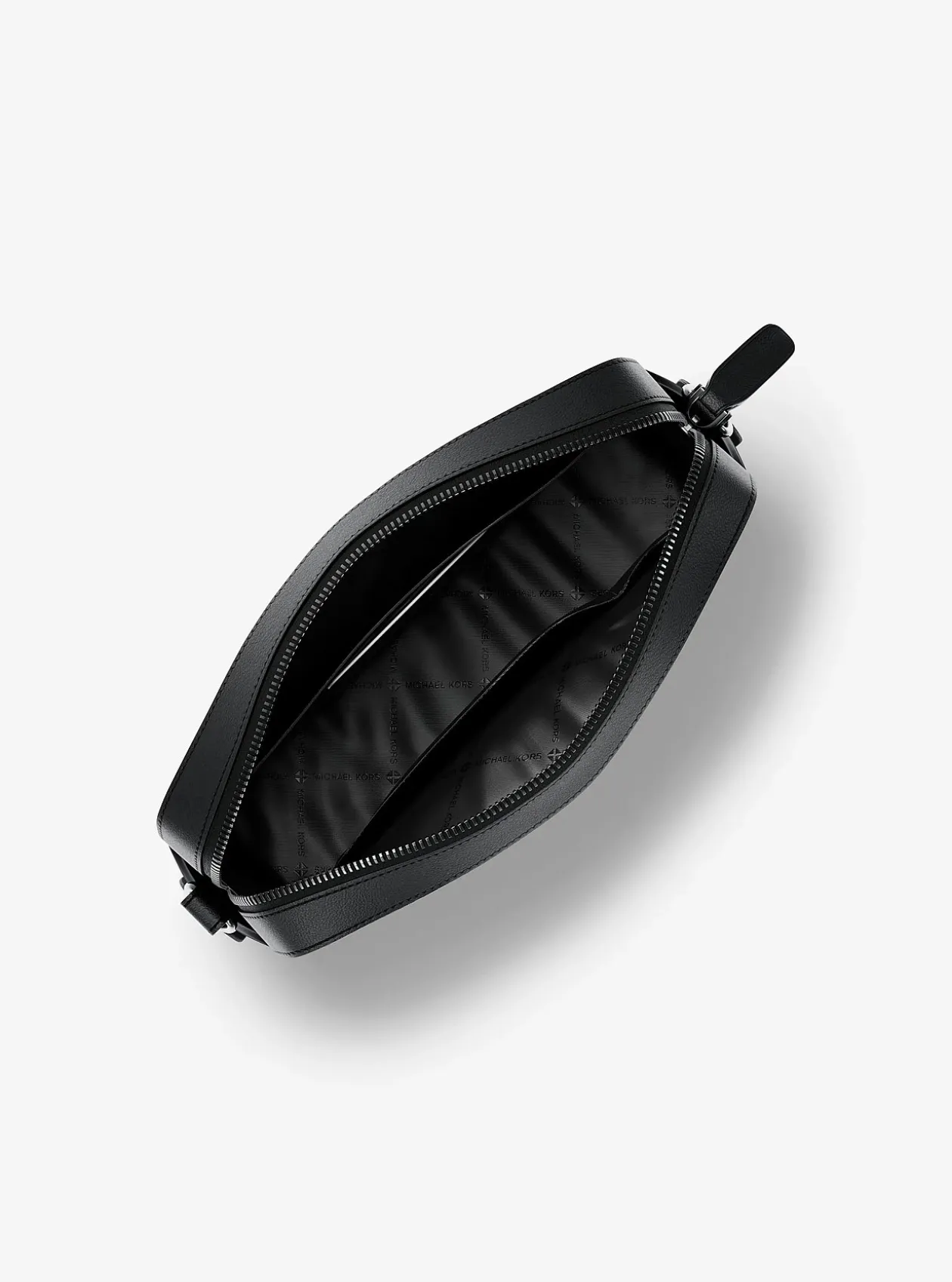 Sac à bandoulière Jet Set en cuir à logo en relief