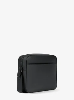 Sac à bandoulière Jet Set en cuir à logo en relief