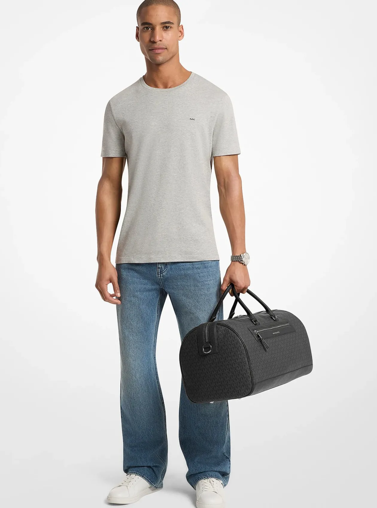Sac de week-end Jet Set à logo Signature