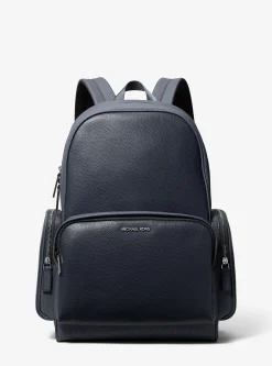 Sac à dos Cooper en cuir à logo Signature