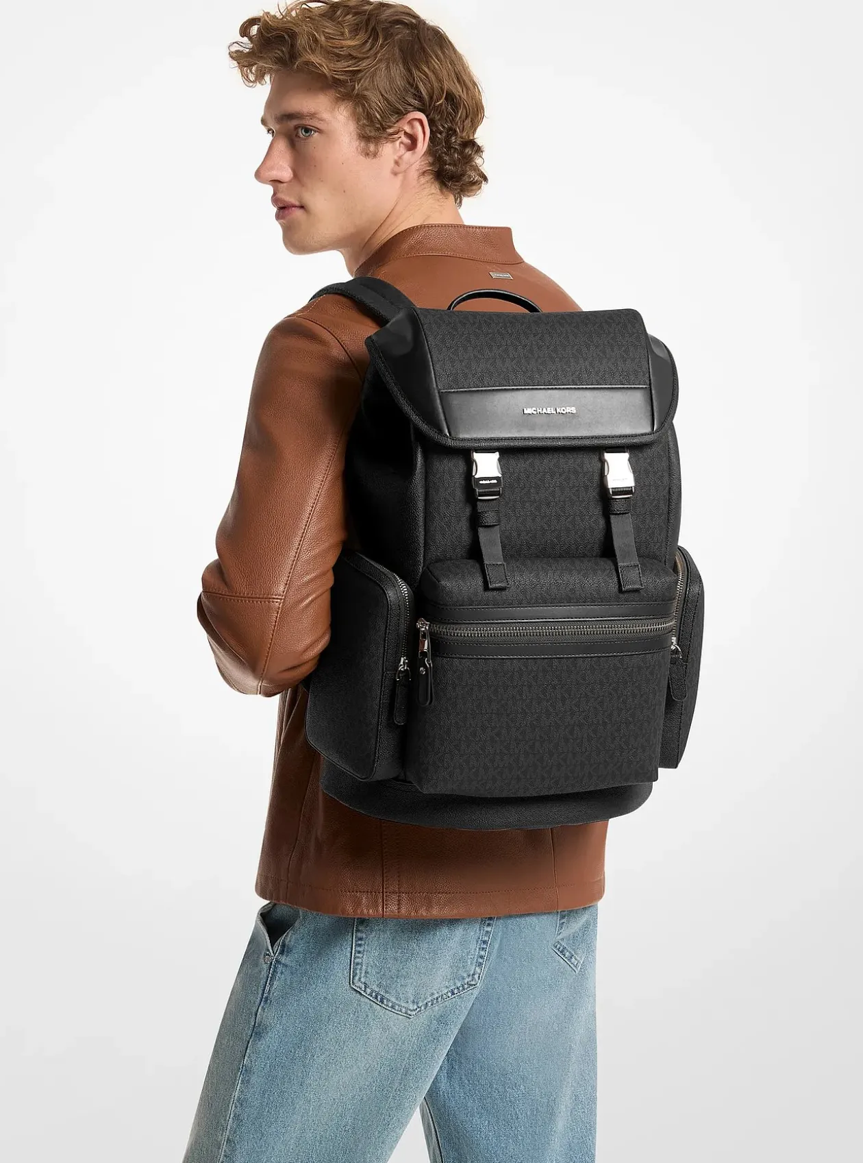 Sac à dos Jet Set à logo Signature