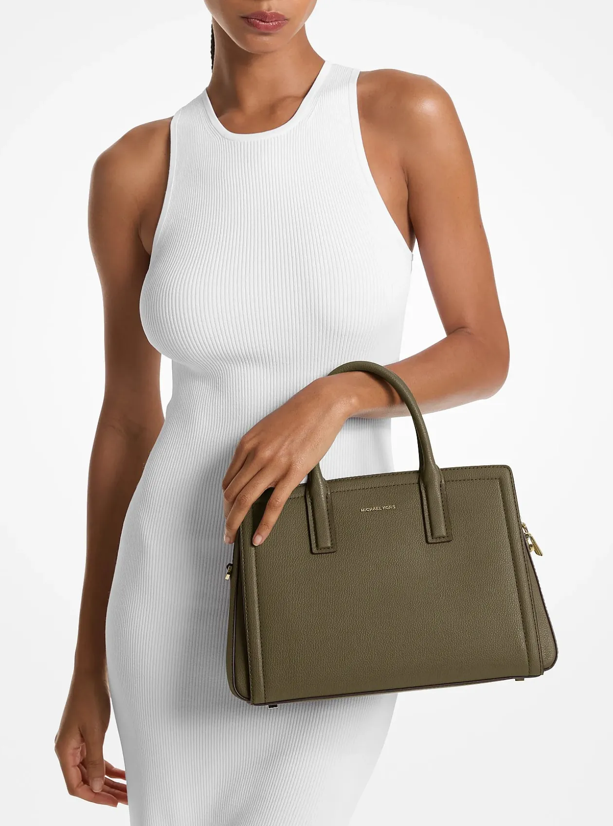 Sac Laila de taille moyenne en cuir