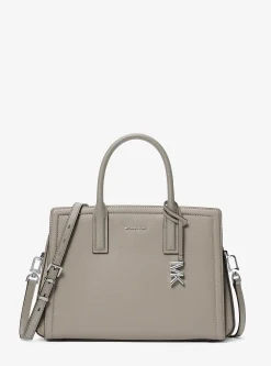 Sac Laila de taille moyenne en cuir à couleurs contrastées