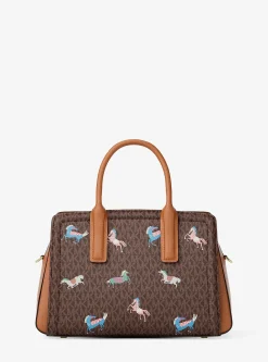 Sac Laila de taille moyenne à logo Signature