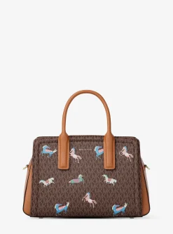 Sac Laila de taille moyenne à logo Signature