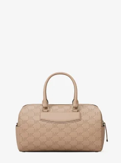 Sac marin à bandoulière Jet Set Travel de taille moyenne en cuir à logo en relief