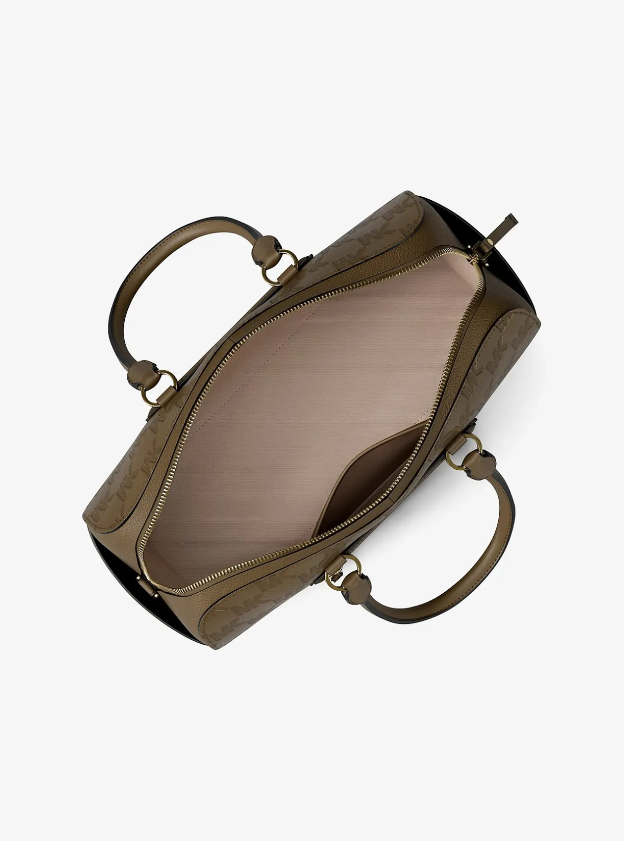 Sac marin à bandoulière Jet Set Travel de taille moyenne en cuir à logo en relief