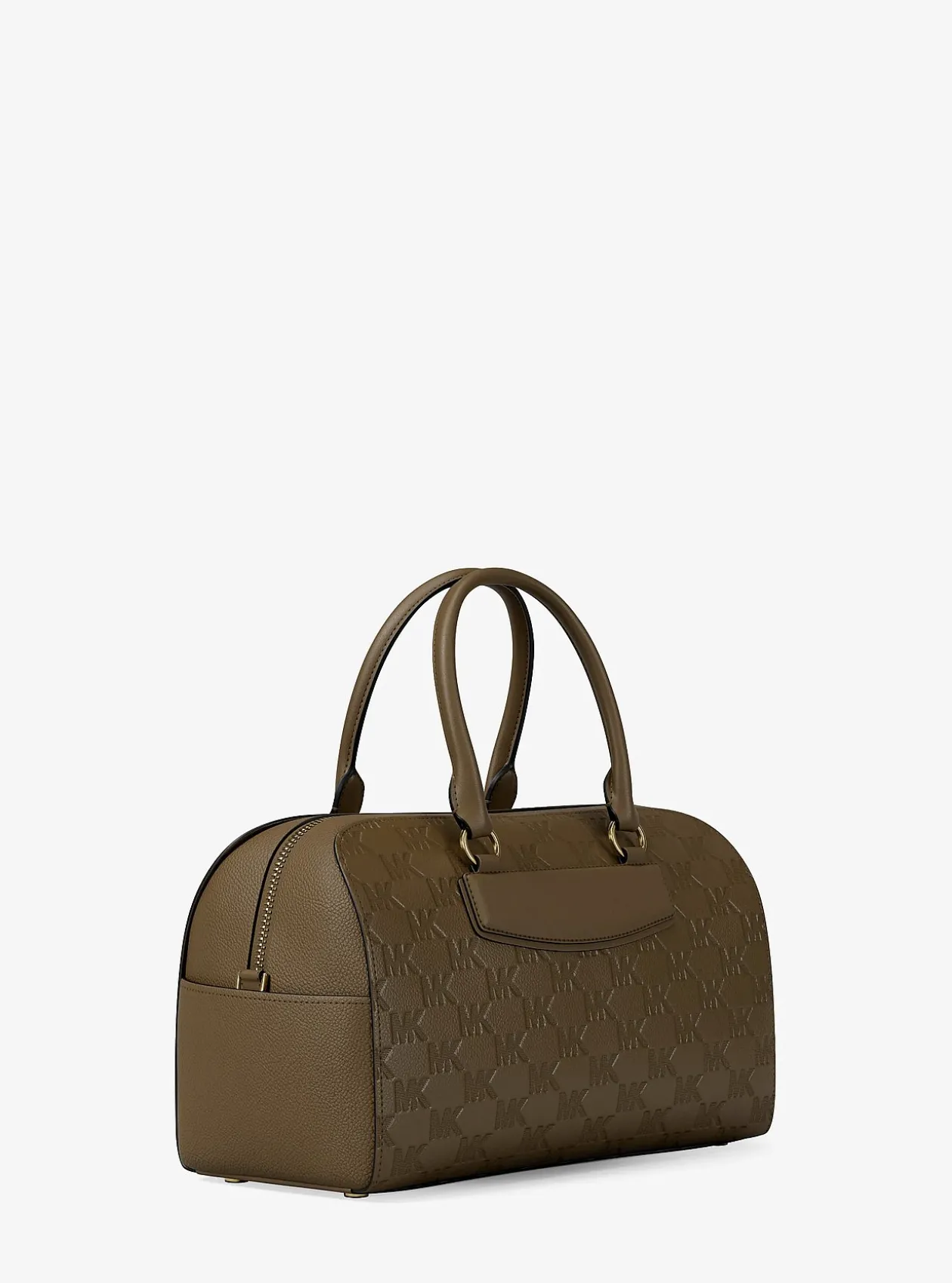 Sac marin à bandoulière Jet Set Travel de taille moyenne en cuir à logo en relief