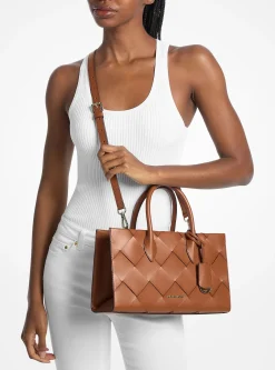 Sac Mirella tissé de taille moyenne