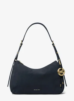 Sac porté épaule convertible Nolita de taille moyenne en nubuck