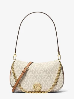 Sac porté épaule convertible Nolita de taille moyenne à logo Signature