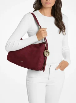 Sac porté épaule convertible Nolita de taille moyenne en nubuck