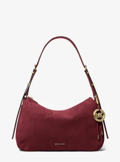 Sac porté épaule convertible Nolita de taille moyenne en nubuck