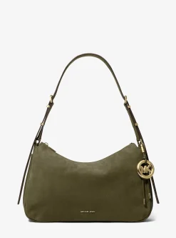 Sac porté épaule convertible Nolita de taille moyenne en nubuck