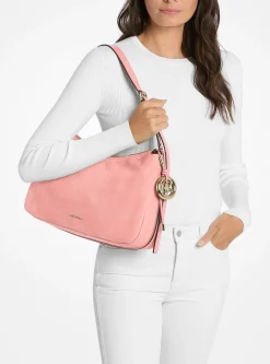 Sac porté épaule convertible Nolita de taille moyenne en nubuck
