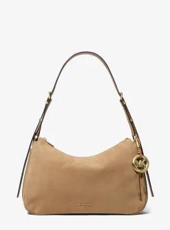 Sac porté épaule convertible Nolita de taille moyenne en nubuck