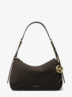 Sac porté épaule convertible Nolita de taille moyenne en nubuck