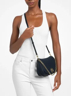 Sac porté épaule convertible Nolita de taille moyenne en cuir grainé