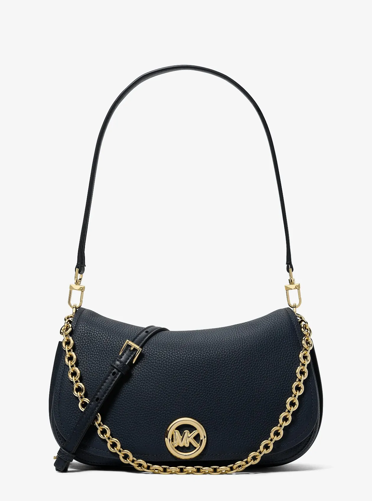 Sac porté épaule convertible Nolita de taille moyenne en cuir grainé