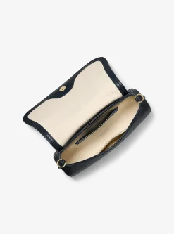 Sac porté épaule convertible Nolita de taille moyenne en cuir grainé
