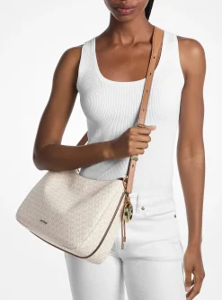 Sac porté épaule Nolita de taille moyenne à logo Signature