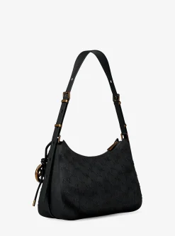 Sac porté épaule Nolita de taille moyenne en cuir avec logo à point roulé