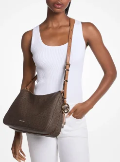 Sac porté épaule Nolita de taille moyenne à logo Signature