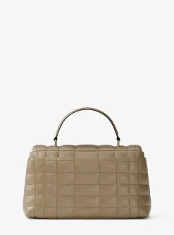 Sac Tribeca de taille moyenne en cuir matelassé