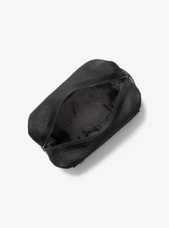 Trousse de voyage Jet Set en cuir à logo en relief
