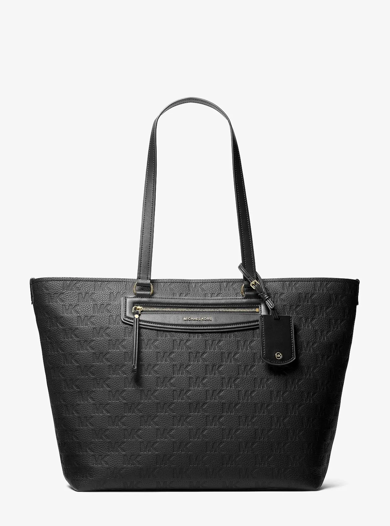 Très grand cabas Jet Set Travel en cuir à logo en relief