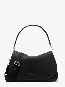 Très grande besace convertible Holmes en cuir grainé