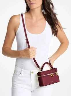 Très petit sac à bandoulière Jana convertible en cuir