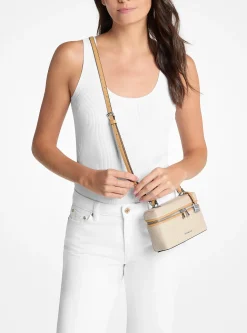 Très petit sac à bandoulière Jana convertible en toile de coton mélangé