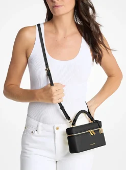 Très petit sac à bandoulière Jana convertible en cuir