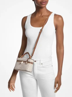 Très petit sac à bandoulière Jane convertible avec logo Signature
