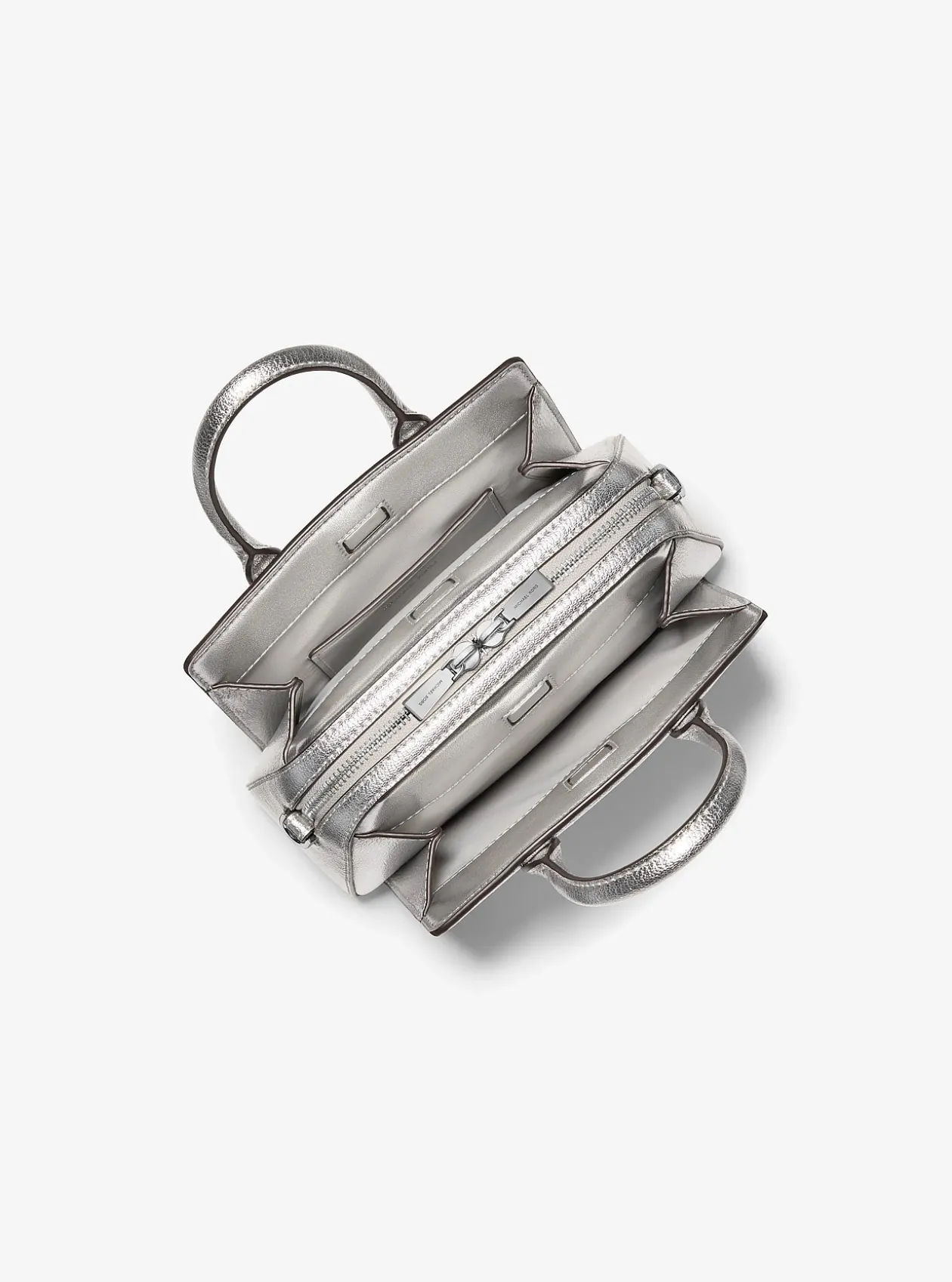 Très petit sac à bandoulière Laila en cuir métallisé