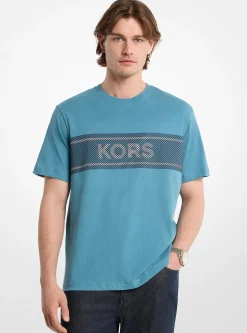 T-shirt en jersey de coton avec logo